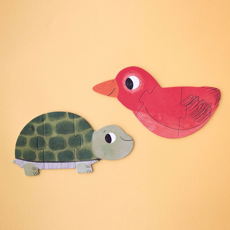 7 puzzles de mascotas